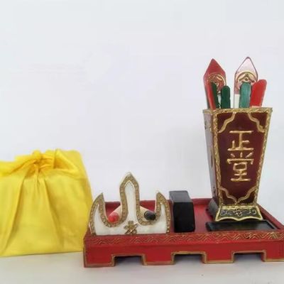 Chinese Peking Opera Props Law Court County Magistrate Courtroom Props Set