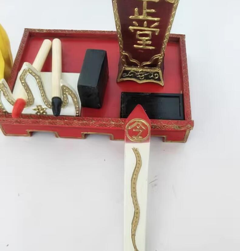 Chinese Peking Opera Props Law Court County Magistrate Courtroom Props Set Chinese Peking Opera Props Law Court County Magistrate Courtroom Props Set