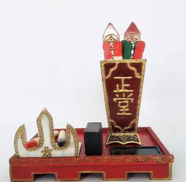 Chinese Peking Opera Props Law Court County Magistrate Courtroom Props Set Chinese Peking Opera Props Law Court County Magistrate Courtroom Props Set