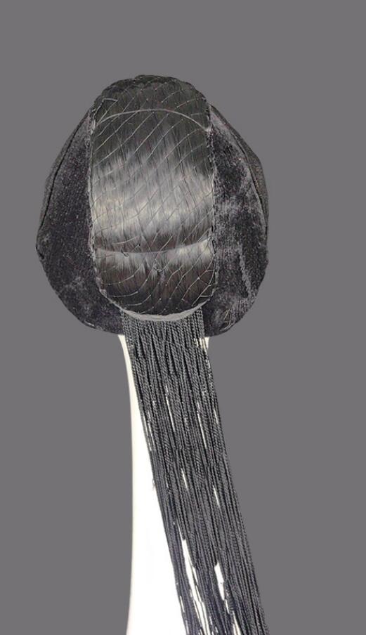 Handmade Peking Opera Qingyi Wig Chinese Beijing Opera Hua Tan Hairpiece Handmade Peking Opera Qingyi Wig Chinese Beijing Opera Hua Tan Hairpiece