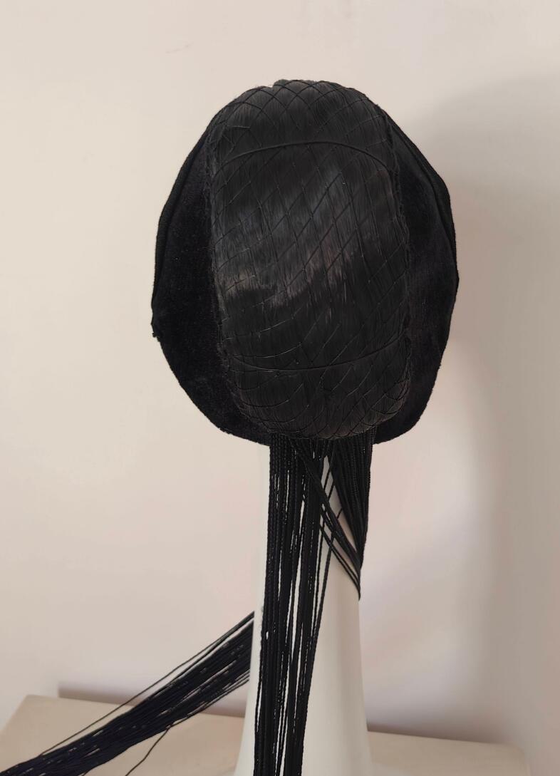 Handmade Peking Opera Qingyi Wig Chinese Beijing Opera Hua Tan Hairpiece Handmade Peking Opera Qingyi Wig Chinese Beijing Opera Hua Tan Hairpiece