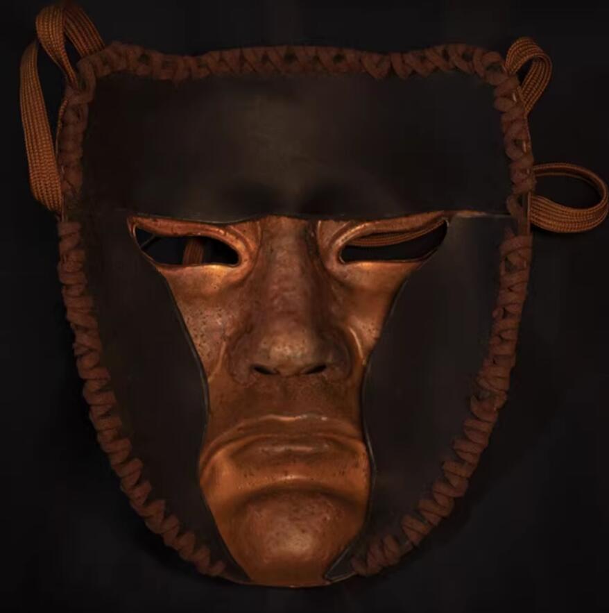 Handmade Er Lang God Mask Ancient Chinese Warrior Mask Handmade Er Lang God Mask Ancient Chinese Warrior Mask