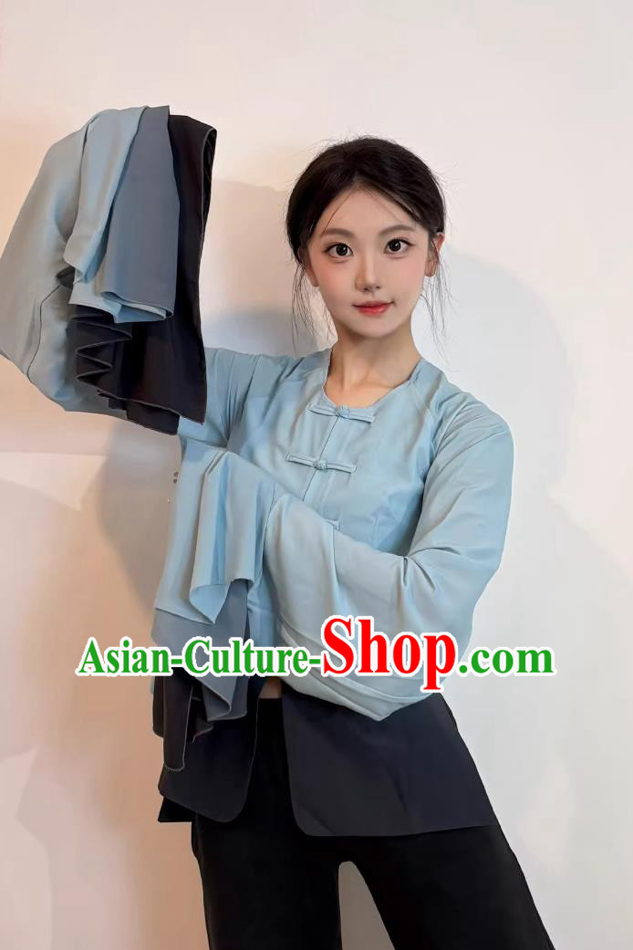 Chinese Classical Dance Costume Gradient Water Sleeve Long Training Opera Sleeve Shirt Chinese Classical Dance Costume Gradient Water Sleeve Long Training Opera Sleeve Shirt