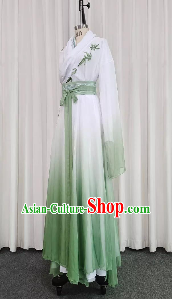 Gradient Classical Dance Costume For Women Shaonian Xing Flowing Chinese Style Dress Gradient Classical Dance Costume For Women Shaonian Xing Flowing Chinese Style Dress