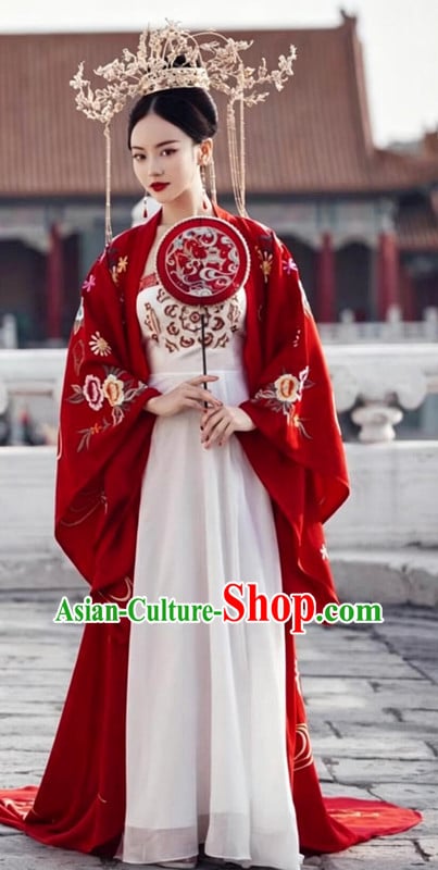 Forbidden City Travel Photo Shoot Costume Song Of Eternal Tang Dynasty Imperial Concubine Dress Traditional Chinese Hanfu
