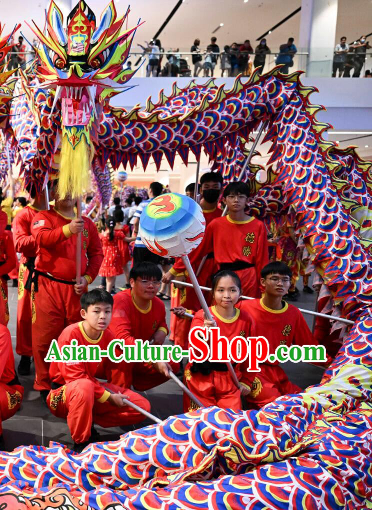 Glow in the Dark Dragon Dance Prop Hand Painted Fluorescent Chinese Festival Dragon