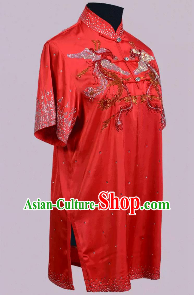 Hot Drill Changquan Uniform Red Competition Wushu Costume Kung Fu Athletic Wear Hot Drill Changquan Uniform Red Competition Wushu Costume Kung Fu Athletic Wear