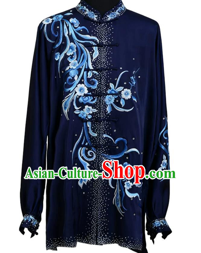 Embroidered Tai Chi Suit Taijichuan Training Wear Martial Arts Performance Costume Embroidered Tai Chi Suit Taijichuan Training Wear Martial Arts Performance Costume