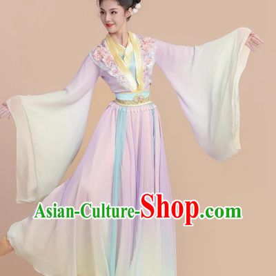Classical Dance Performance Costume Chinese Han Tang Dance Costume Women Hanfu