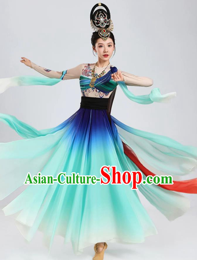 Dunhuang Dance Costume Women Flying Apsaras Pipa Xing Performance Clothing Classical Dance Dress Dunhuang Dance Costume Women Flying Apsaras Pipa Xing Performance Clothing Classical Dance Dress