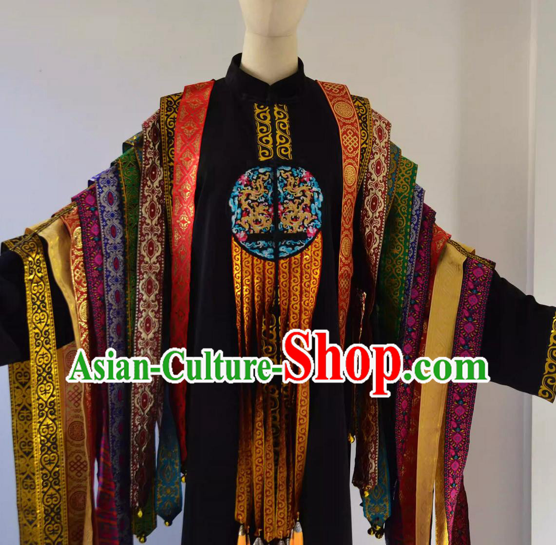 Chinese Ethnic Shaman Deity Outfit and Hat Complete Set Chinese Ethnic Shaman Deity Outfit and Hat Complete Set