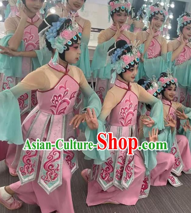 Pretty Huadan Opera Classical Dance Performance Costume Chinese Peking Opera Huadan Costume Dance Show Outfit