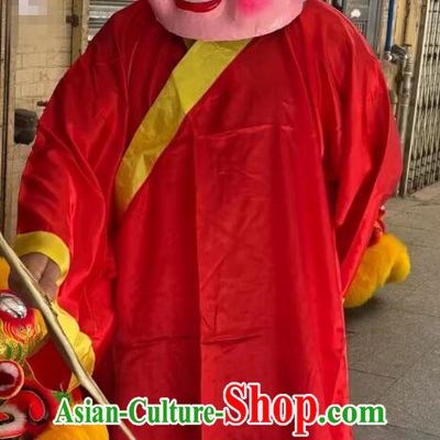 New Year Happy Celebration Laughing Monk Mask and Costumes Set
