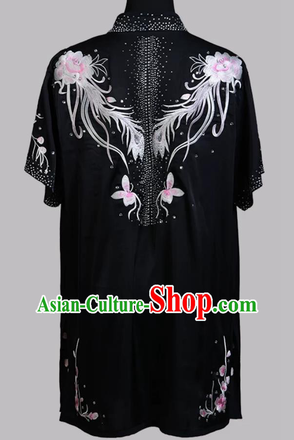 Martial Arts Changquan Uniform Rhinestone Wushu Clothing Embroidery Kung Fu Performance Costume Martial Arts Changquan Uniform Rhinestone Wushu Clothing Embroidery Kung Fu Performance Costume