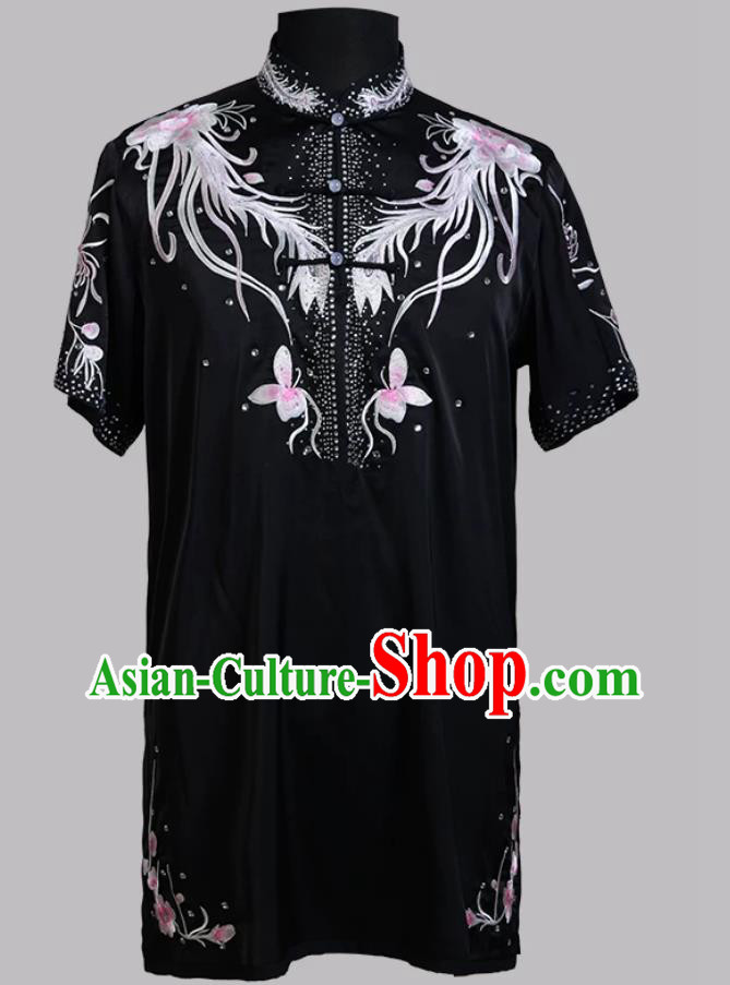 Martial Arts Changquan Uniform Rhinestone Wushu Clothing Embroidery Kung Fu Performance Costume Martial Arts Changquan Uniform Rhinestone Wushu Clothing Embroidery Kung Fu Performance Costume