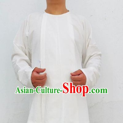 Traditional Hanfu Tang Style Round Neck Robe Pure Cotton Underwear Inner Zhongyi Shirt